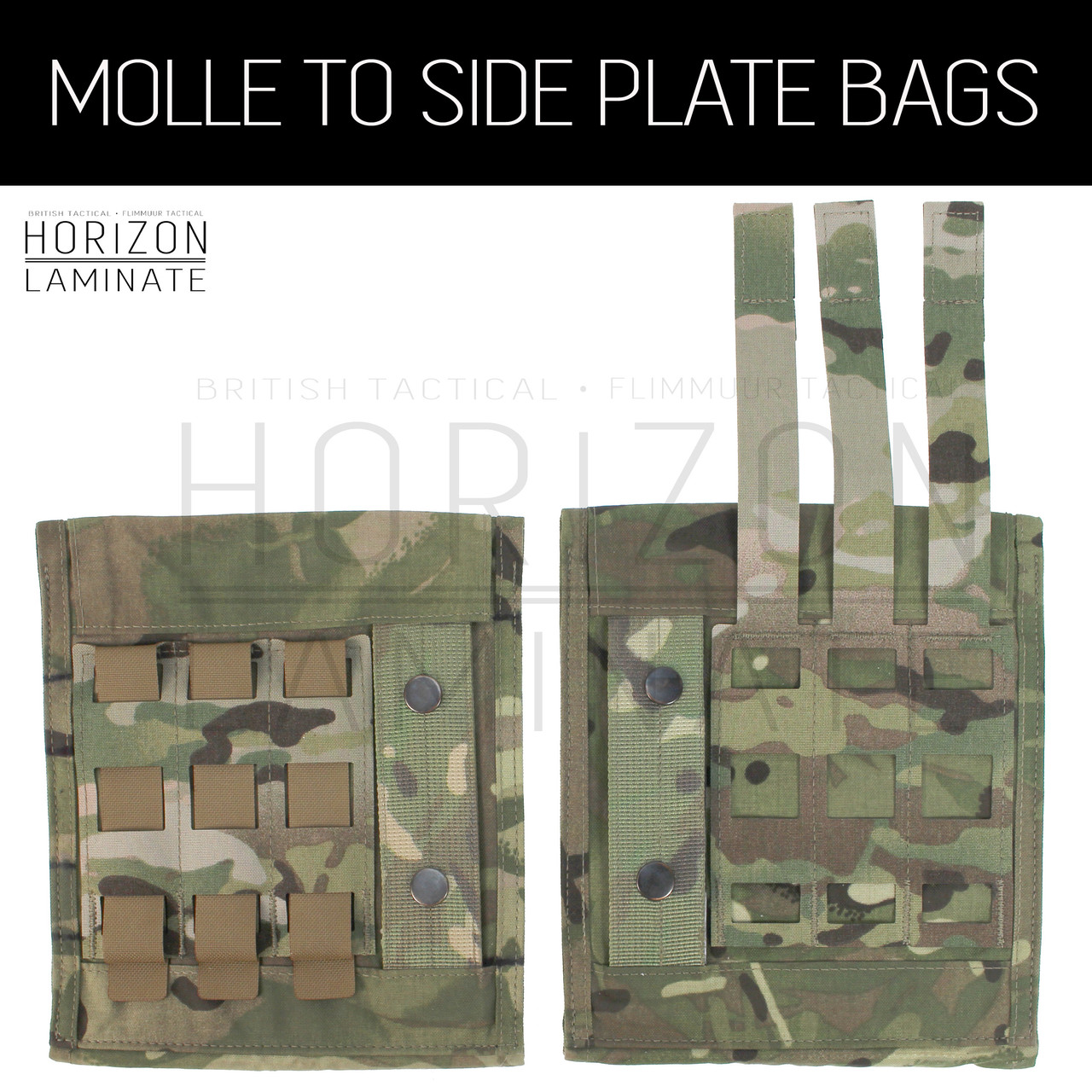 HL Molle to VIRTUS Side Plate Bags British Tactical