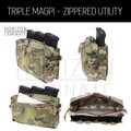 HL -Triple MagPI Pouch - Zippered Utility