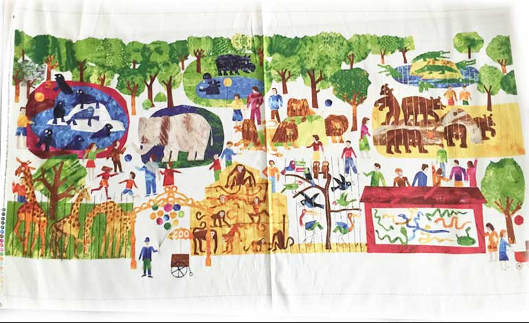 Andover Eric Carle - 123 to the Zoo - Panel - Jones &amp; Vandermeer