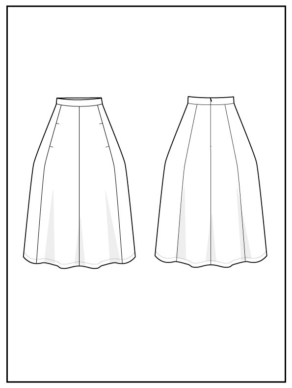 The Assembly Line Sweden -Tulip Skirt Pattern