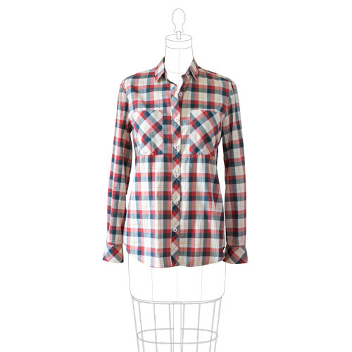 Grainline Studio Archer Button Up Shirt Jones & Vandermeer
