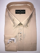 "ULTIMATE" 2XL 18.5 Fashion Sport Shirt with Accenting Placket Design