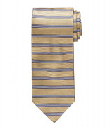Jos. A. Bank Gold Horizontal Stripe Necktie
