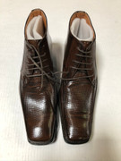 *ULTIMATE* Men’s Dress BOOTS Brown Exotic Toe Pointed Shoes FREE SHIPPING - SZ 10