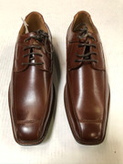 *ULTIMATE* Men’s Tan Brown Smooth Toe Pointed Dress Shoes FREE SHIPPING - SZ 10.5