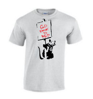 Banksy Go Back To Bed T Shirts