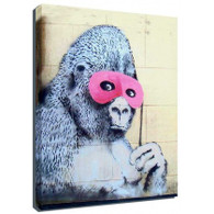 Banksy Canvas Print - Gorilla