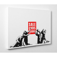 Banksy Canvas Print - Sale Ends Today