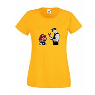 Ladies Mario and Policeman T Shirt