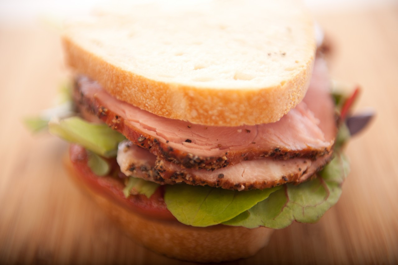 All our hams, bacons and turkey tastes great in a sandwich with a little hogwash and mayo!