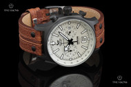 Vostok-Europe Men's Limited Edition Expedition North Pole-1 Quartz Chronograph Leather Strap Watch - 6S21-5954200