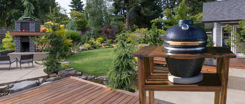 Duluth Forge Kamado Grill is 2 grills in one