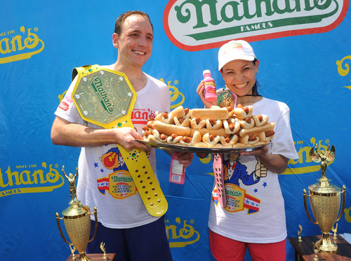 Nathan's hot Dog Eating Contest