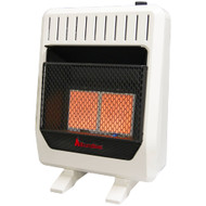  HearthSense Reconditioned Dual Fuel Ventless Infrared Plaque Heater with Base and Blower - 20,000 BTU, T-Stat Control