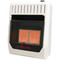  HearthSense Reconditioned Dual Fuel Ventless Infrared Plaque Heater with Base and Blower - 20,000 BTU, T-Stat Control