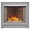 Ceramic fiber brick liner for outdoor fireplaces