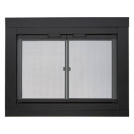 Bluegrass Living Harland Fireplace Glass Doors With Screen, Small - Model# HLFD-SM