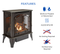 Bluegrass Living BTSD23RT, Vent Free Indoor Stove 23,000 BTU, Dual Fuel Propane and Natural Gas, Yellow Flame Remote Thermostat Control, Black Info3