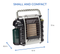 Avenger Portable Infrared Propane Gas Outdoor Heater - 9,000 BTU, Operates on 1 Lb. Propane Tank - Model# FBDPI9