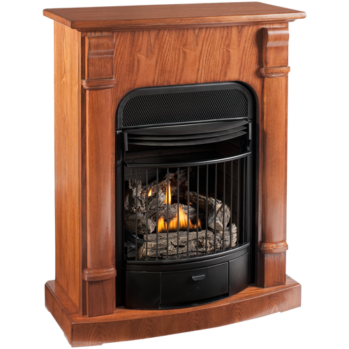 ProCom Dual Fuel Ventless Fireplace - 20 000 BTU