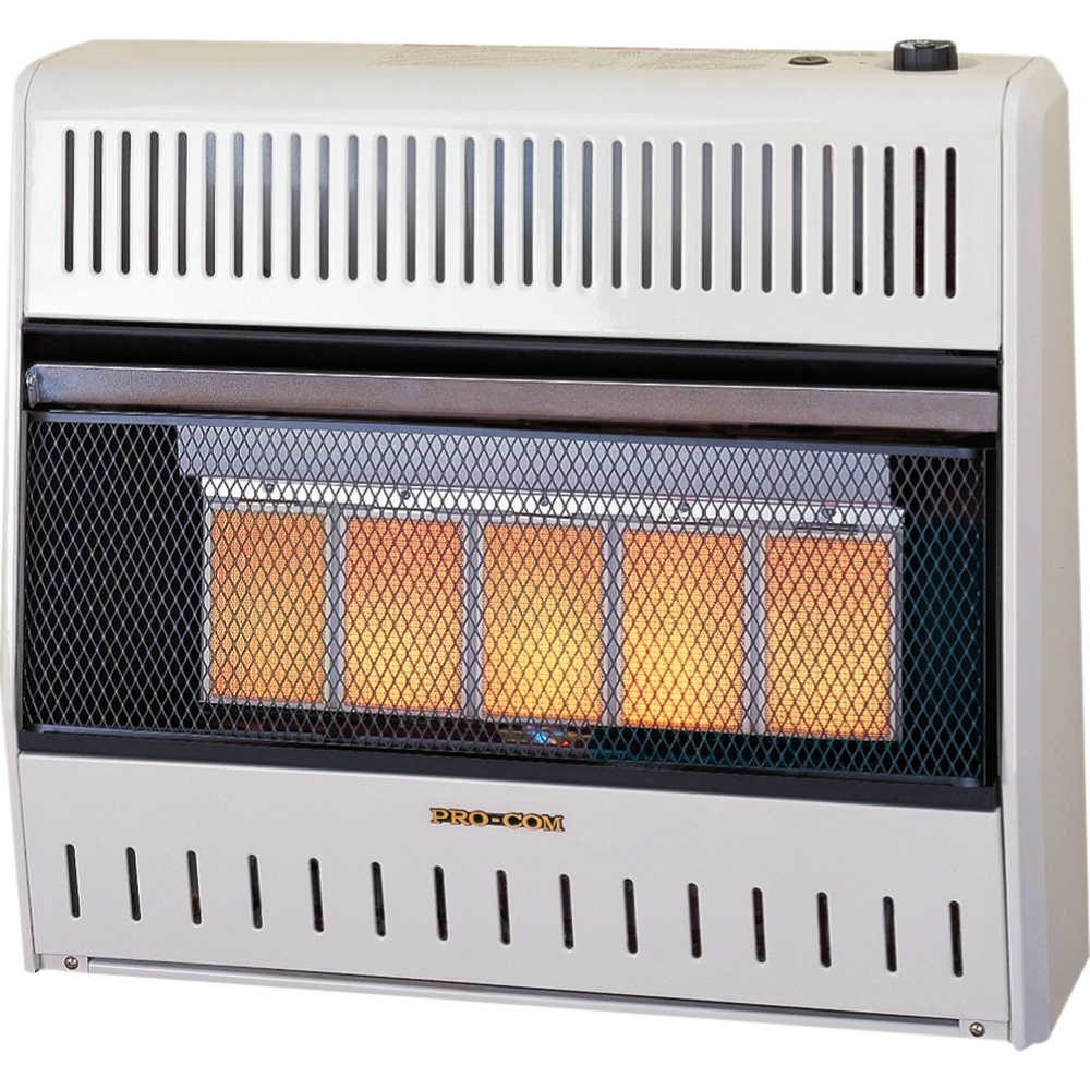 ProCom Reconditioned Ventless Natural Gas Wall Heater - 5 Plaque ...