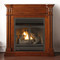 Duluth Forge Full Size Vent Free Gas Fireplace With Mantel: #FBD400RT, #CM400-1