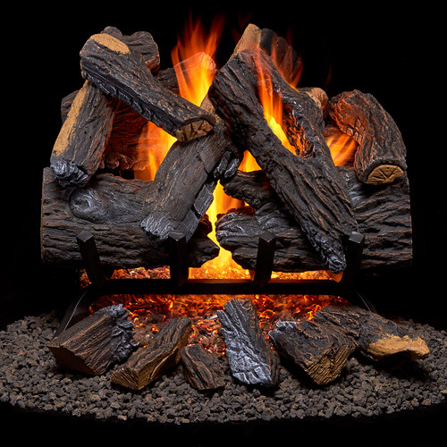 Duluth Forge Vented Natural Gas Fireplace Log Set - 18 in. 45