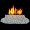 Duluth Forge Vented Fire Glass Burner With Reflective Crystal Glass