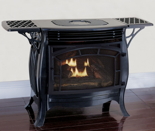 Duluth Forge Dual Fuel Ventless Gas Stove - Model FDSR25-GF Gloss Finish