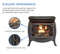 Duluth Forge Dual Fuel Ventless Gas Stove - Model FDSR25, Matte Finish, Remote Control