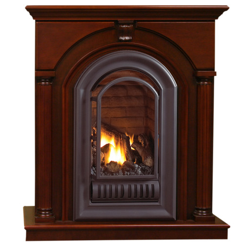HearthSense Natural Gas Ventless Gas Fireplace - 20 000 BTU