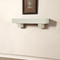 Duluth Forge Fireplace Shelf Mantel With Corbels in Antique White