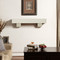 Duluth Forge Fireplace Shelf Mantel With Corbels in Antique White