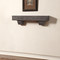 Duluth Forge Fireplace Shelf Mantel WIth Corbels Antique Grey