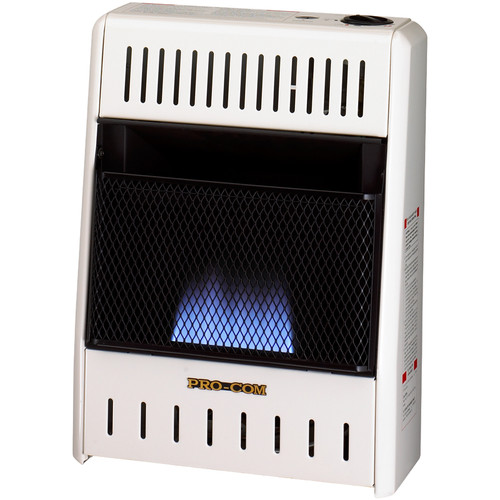 ProCom Reconditioned Natural Gas Vent-Free Blue Flame Heater - 10,000 BTU, Model# MN100TBA
