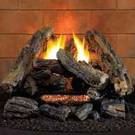 Ventless gas log sets give you the maximum amount of heat because they do not require an open chimney. Ventless gas logs produce more heat with less gas.