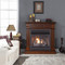 Duluth Forge Dual Fuel Vent Free Fireplace at 32,000 BTU with Remote Control, Auburn Cherry Finish