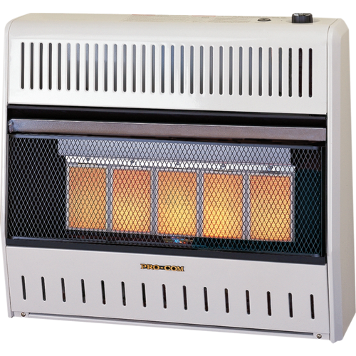 ProCom Reconditioned Dual Fuel Vent-Free Infrared Heater - 30,000 BTU, Model# MD5TPA
