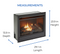 Duluth Forge Dual Fuel Ventless GasFireplace Insert - 26,000 BTU, T-Stat Control FDF300T