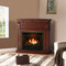 Duluth Forge Dual Fuel Ventless Fireplace - 26,000 BTU, T-Stat Control, Chestnut Oak Finish (170129)