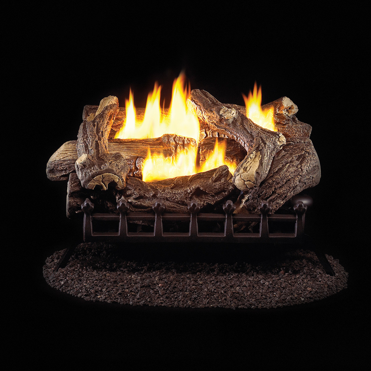 Procom Ventless Natural Gas Log Set 24in 34 000 Btu Millivolt Control Model Wzn24mva Factory Buys Direct