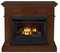 Duluth Forge Dual Fuel Ventless Gas Fireplace - 26,000 BTU, Remote Control, Heritage Cherry Finish - Front