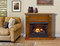 Duluth Forge Dual Fuel Ventless Gas Fireplace - 26,000 BTU, Remote Control, Apple Spice Finish - Room Setting