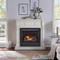 Duluth Forge FDI32R-M-AW Full Size Dual Fuel Ventless Fireplace - 32,000 BTU, Remote Control, Antique White Finish (179200)