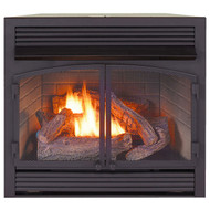ProCom Heating Dual Fuel Ventless Fireplace Insert - 32,000 BTU, Thermostat Control, FBNSD400T-ZC (170115)