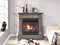 Duluth Forge Dual Fuel Ventless Gas Fireplace - 32,000 BTU, T-Stat Control, Slate Gray Finish, Model DFS-400T-2GR