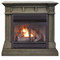 The Duluth Forge Ventless Fireplace features our Furniture Quality fireplace mantel and our Dual Fuel, Vent Free Gas fireplace insert that provides you with heat and beauty.