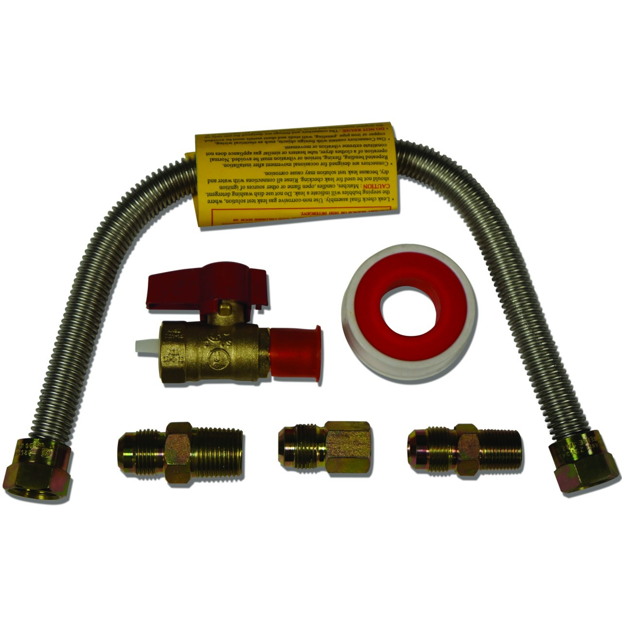 18" Universal Gas Appliance Hookup Kit Factory Buys Direct
