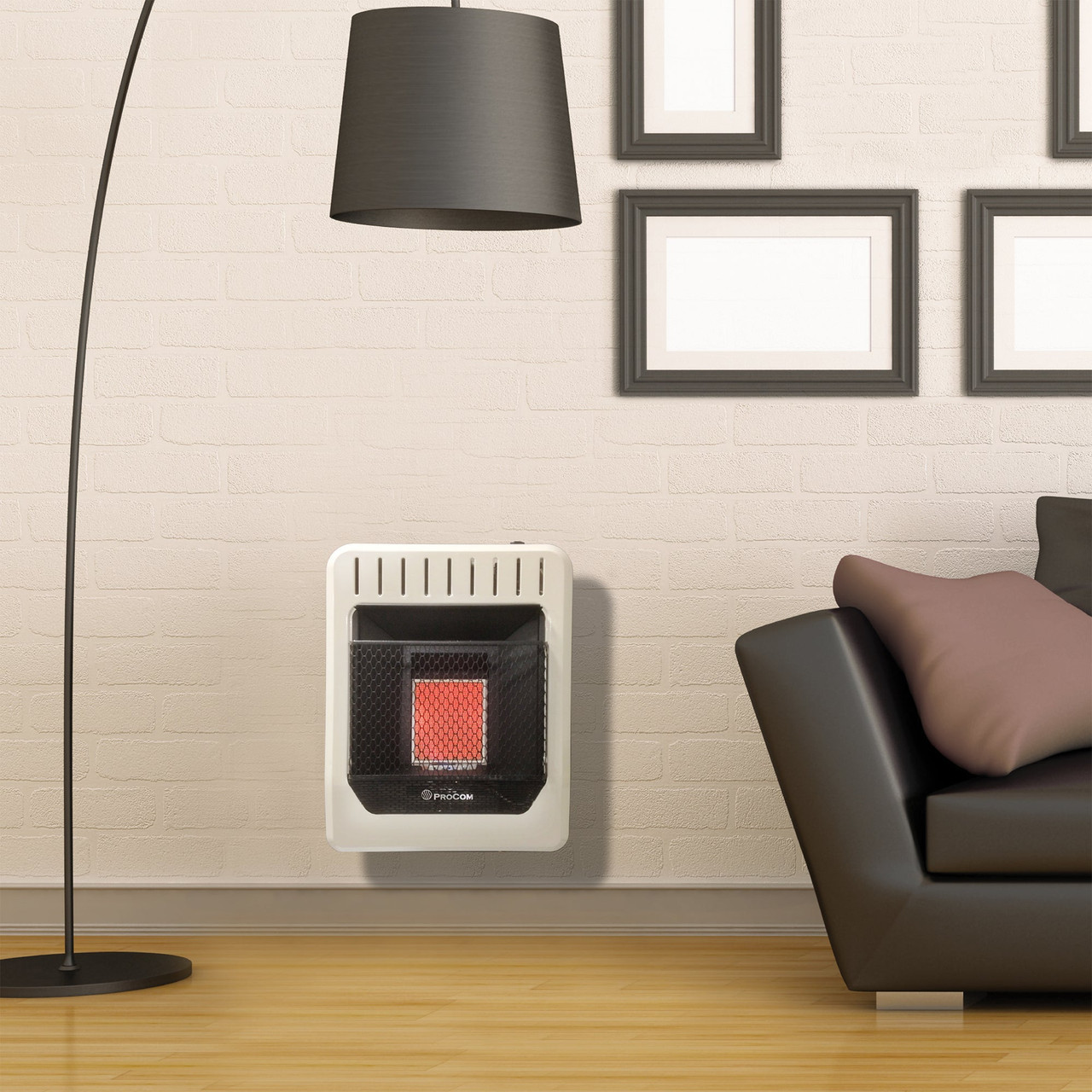 ProCom Heating Propane Gas Ventless Infrared Plaque Heater - 10,000 BTU,  Model# ML1PHG (110116)