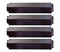 Avenger 93321 Universal BBQ Grill Heat Tents for Charbroil Grills, Kenmore Grills and Others, 16 Inch Long Porcelain Steel Flame Tamers - Set of 4